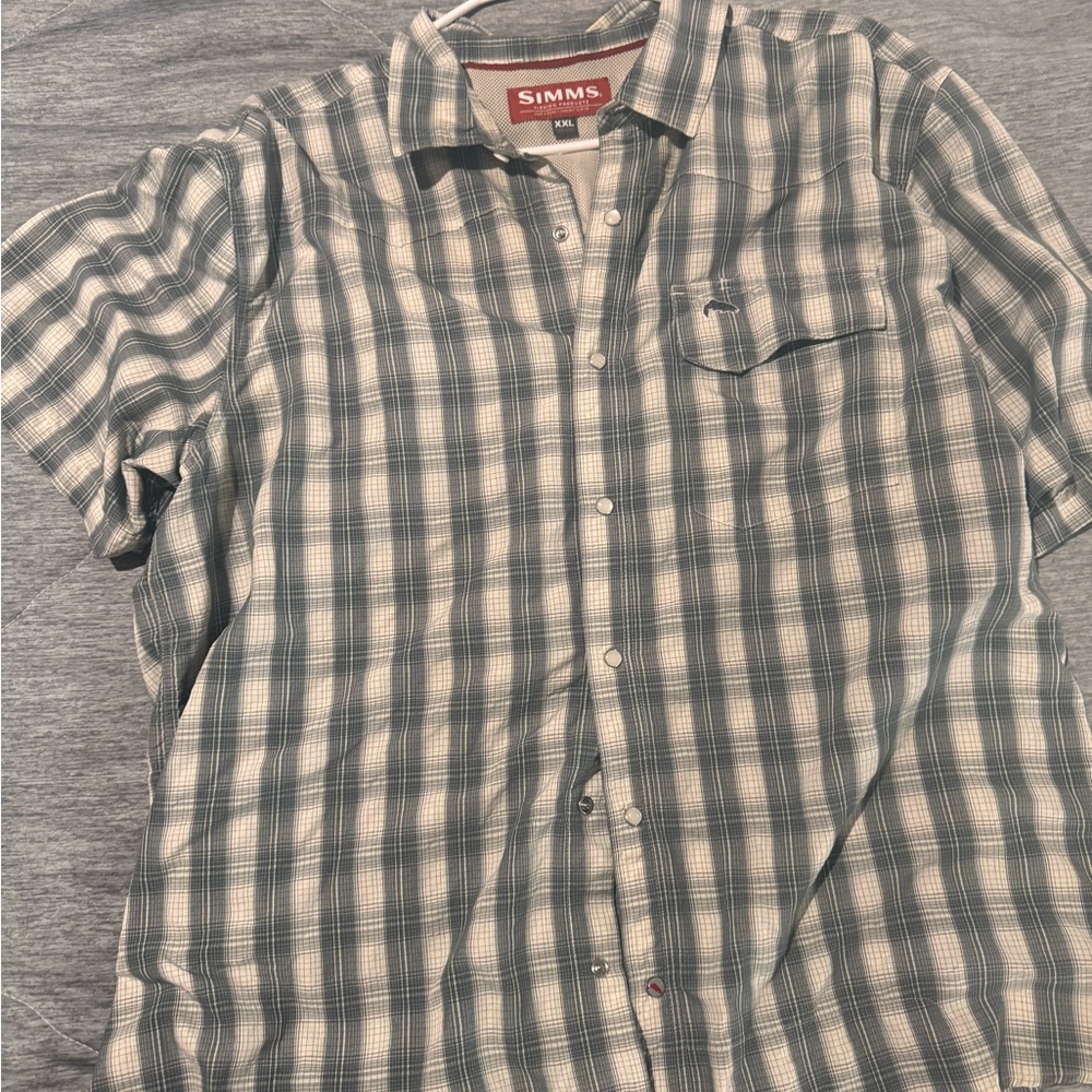 Simms fishing shirt